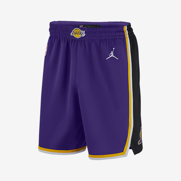 GAOZI Pantaloncini da Basket Pantaloncini Sportivi da Uomo Miami Heat Mesh Retro Los Angeles Lakers Swingman Pantaloncini da Basket da Corsa