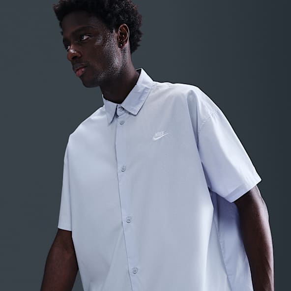 Nike Club Men's Short-Sleeve Button-Down Shirt