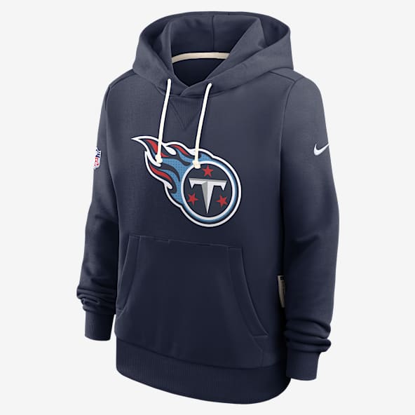 Tennessee Titans Sideline Sudadera con gorro sin cierre Nike Dri-FIT de la NFL para mujer