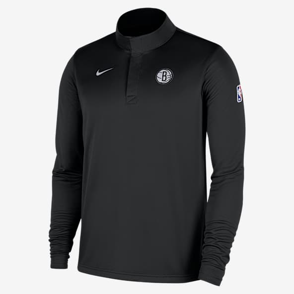 Brooklyn Nets Men's Nike Dri-FIT NBA 1/4-Zip Long-Sleeve Top