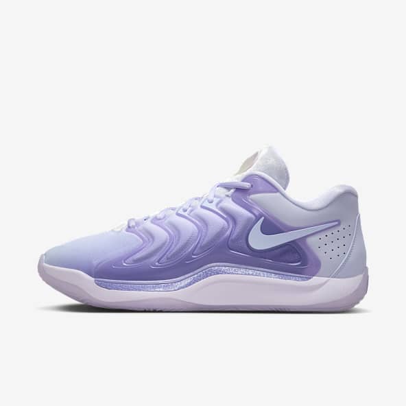 purple low top basketball shoes
