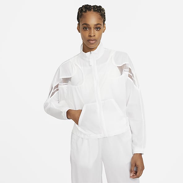 nike sportswear cropped hooded windbreaker