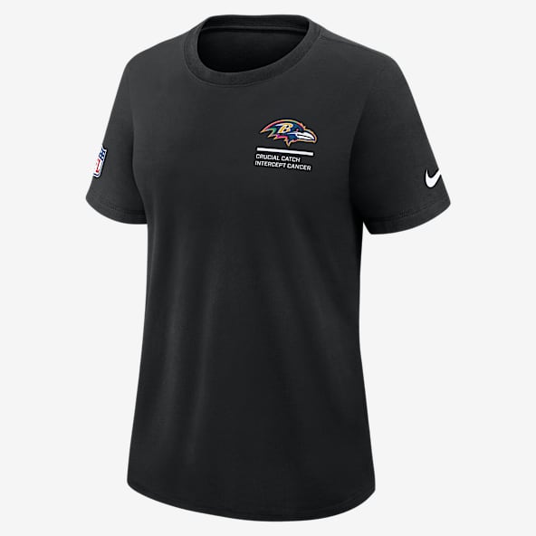 Baltimore Ravens Crucial Catch Playera Nike Dri-FIT de la NFL para mujer