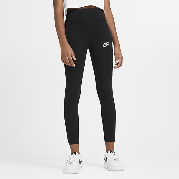 Nike Older Girls Pro Warm Leggings - Black