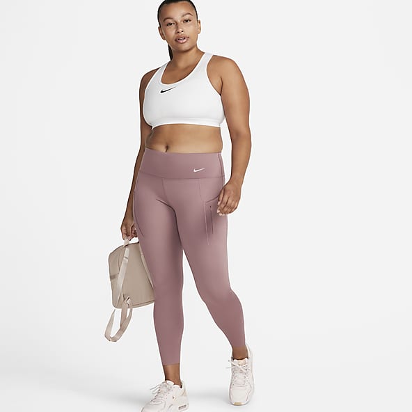Nike Pro Dri-fit 7/8 Leggings In Purple