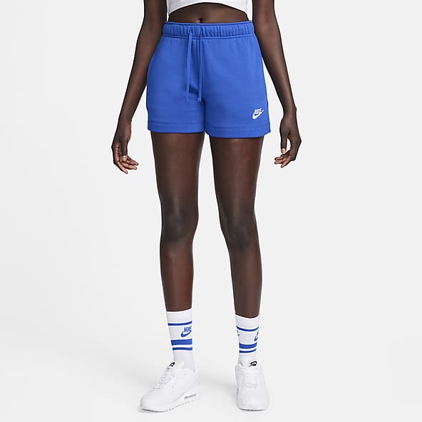 Nike Womens Air High-Rise Fleece Sweat Shorts Size S Brown