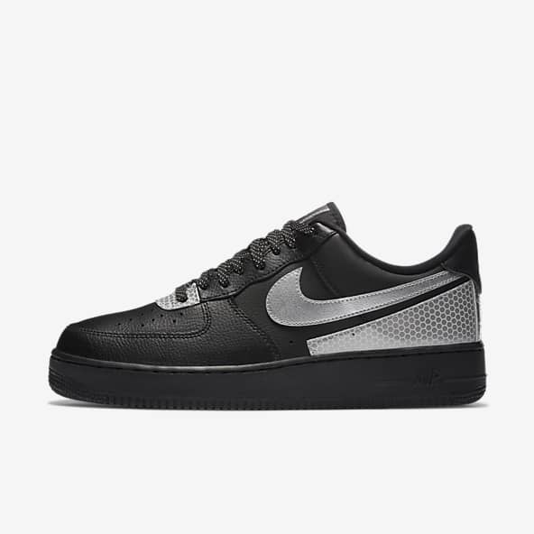 white and black airforce 1s