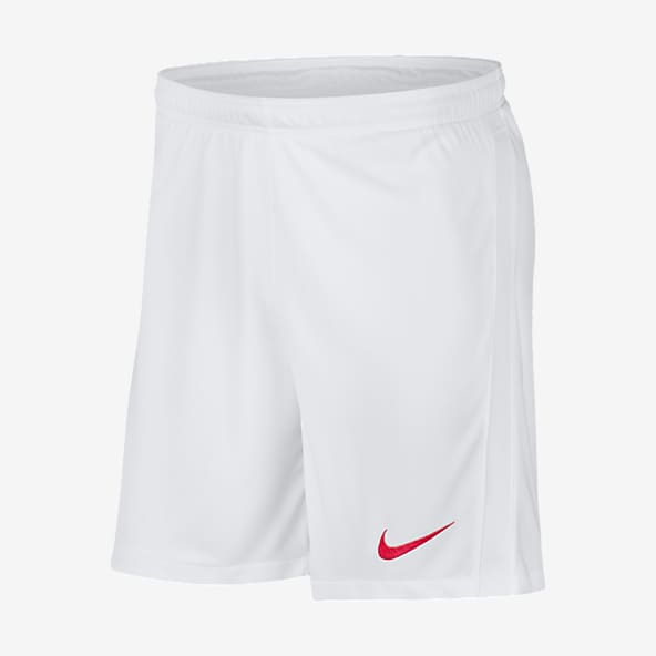 men red nike shorts