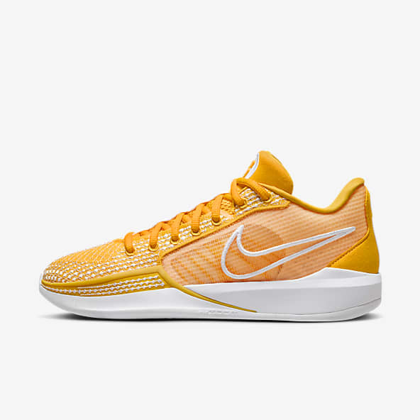 womens yellow basketball shoes