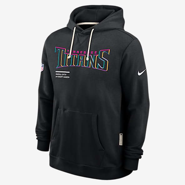 Tennessee Titans Crucial Catch Sideline Sudadera con gorro sin cierre Nike Dri-FIT de la NFL para hombre