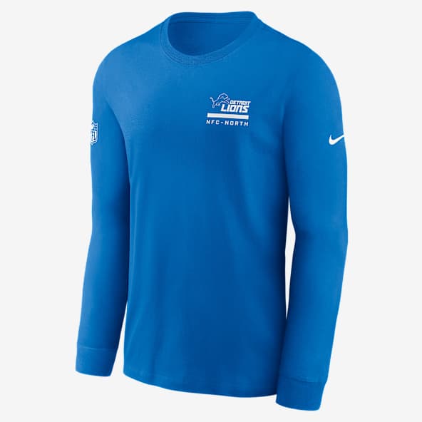 Detroit Lions Sideline Team Issue Men's Nike Dri-FIT NFL Long-Sleeve T-Shirt