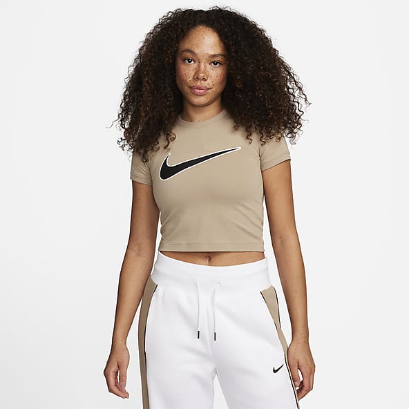 Ampio Marrone T shirt con grafica. Nike IT
