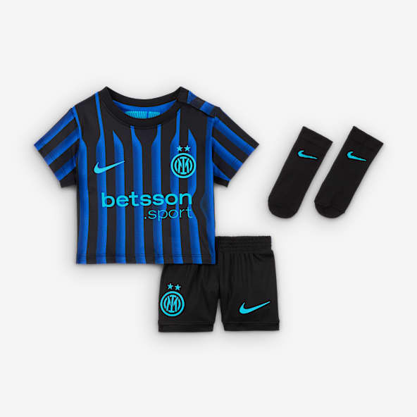 Inter Mailand 2025/26 Stadium Home Dreiteiliges Nike Replika-Fußballtrikot-Set (Babys und Kleinkinder)