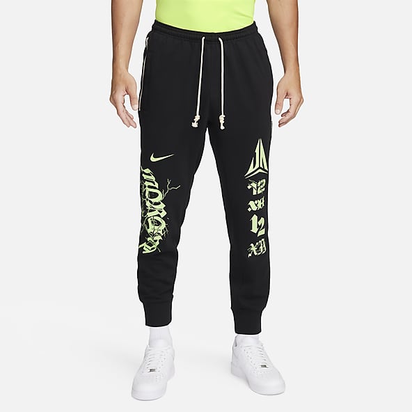 Nike Athletic 90’s Basketball Warm Up Pants Snap Leg. Black White Mens  Medium