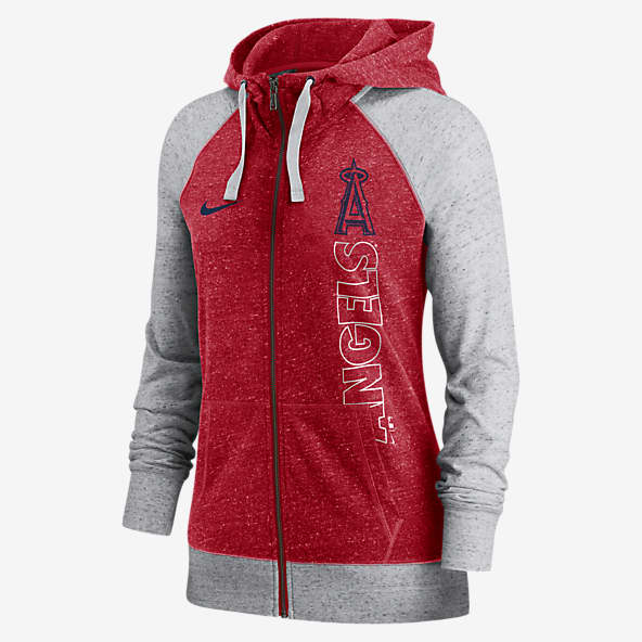 red nike pullover women's