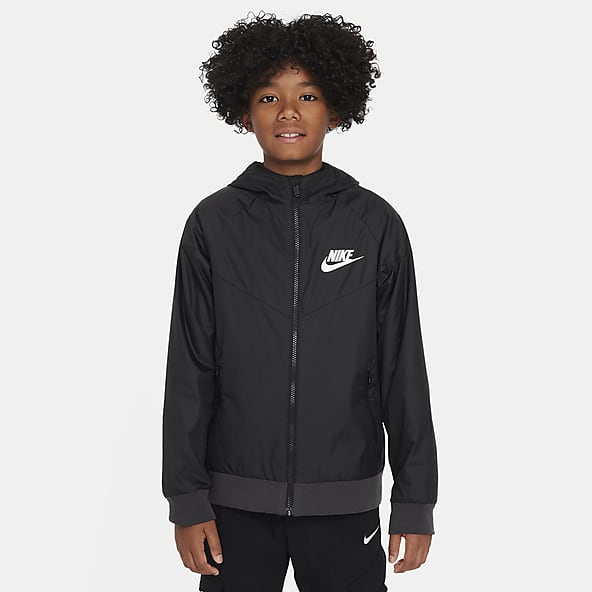 Black nike windrunner top