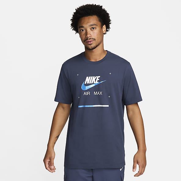 Nike Blue Premium Pocket Knit Shirt Sleeve T Shirt Mens Size XL