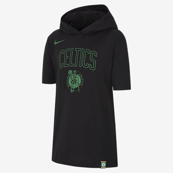 Boston Celtics Big Kids' Nike Short-Sleeve Hoodie