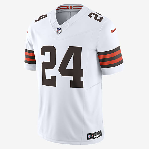 Nike Cleveland Browns No32 Jim Brown Brown Team Color Men's Stitched NFL 100th Season Vapor Limited Jersey