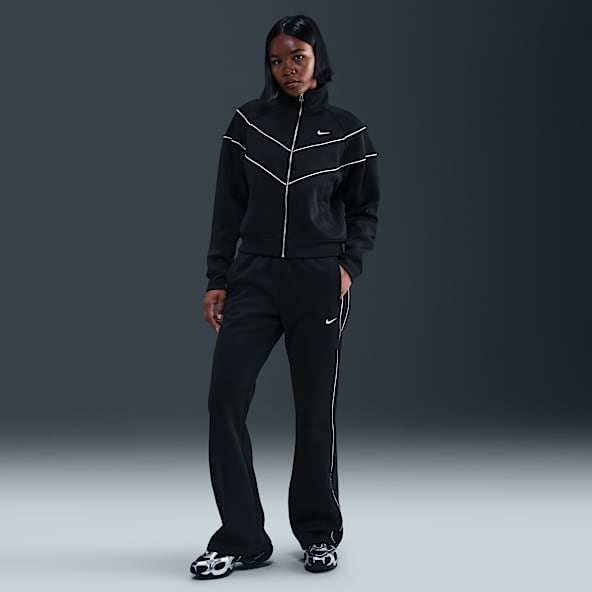 Nike Sportswear Windrunner Pantalon en maille coupe slim à taille mi-haute pour femme