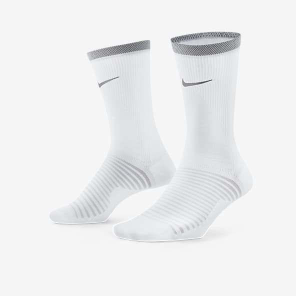 White Running Socks. Nike PT