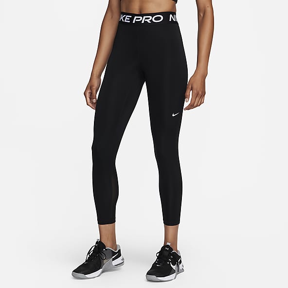 Nike Pro Warm Colorblocked Metallic Ankle Leggings, Size XS, MSRP $60