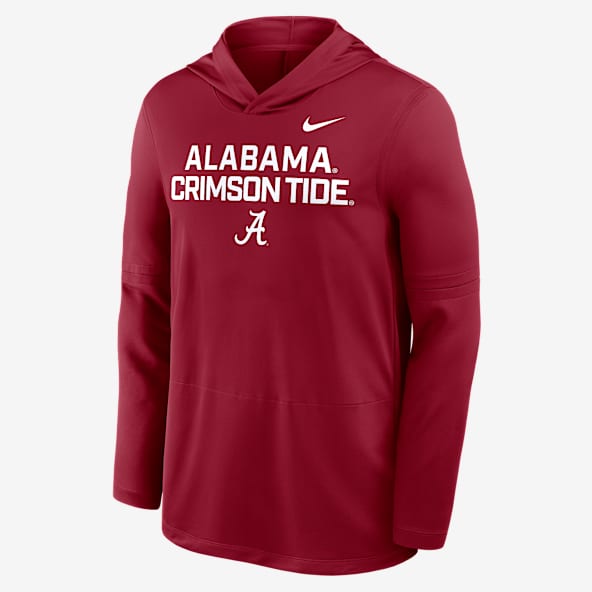 Alabama Sideline Men's Nike Dri-FIT College Long-Sleeve Hooded Top