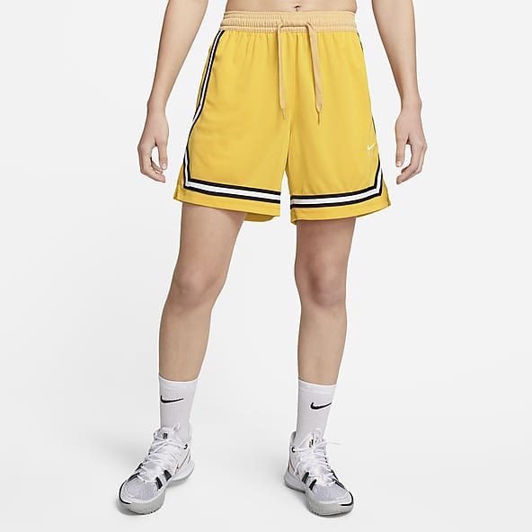 Womens Yellow Basketball Shorts. Nike.com