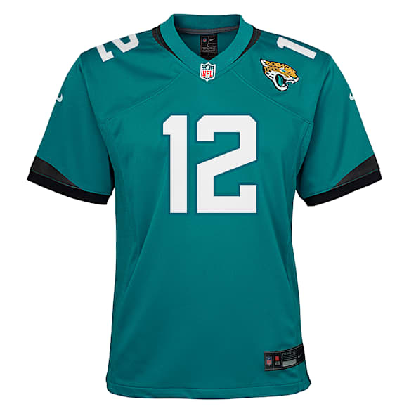 Travis Hunter Jacksonville Jaguars 2025 NFL Draft First Round Pick Jersey Nike de la NFL Game para niños talla grande