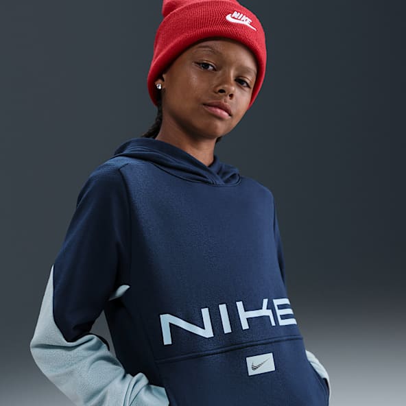 Nike Multi Felpa pullover in fleece con cappuccio Dri-FIT – Ragazzo/a