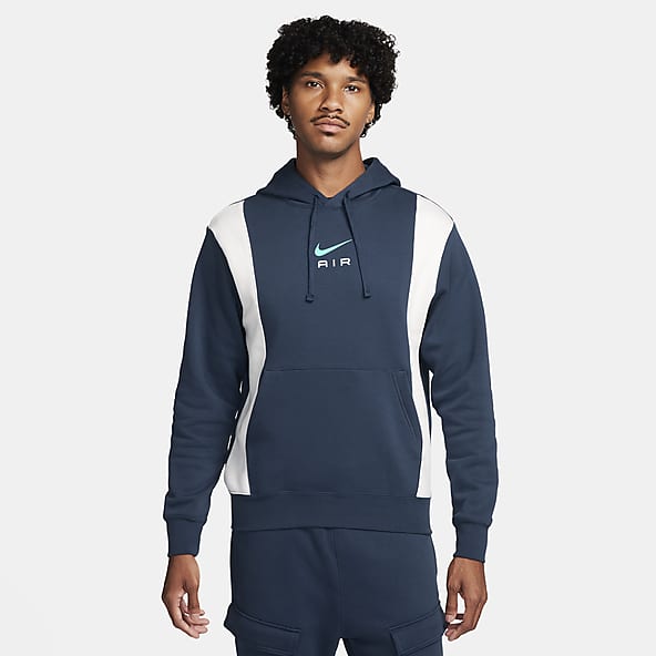 Nike Sweat à Capuche NSW Club - Turquoise/Blanc