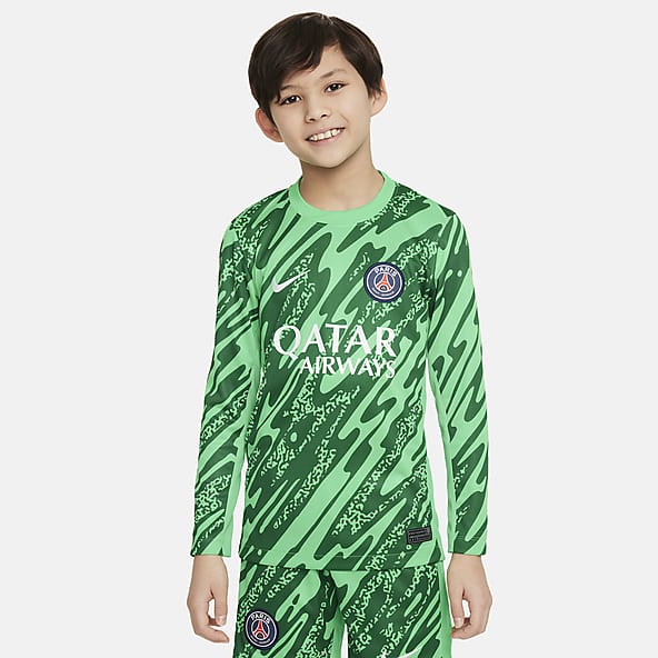 Green Football Paris Saint-Germain Kits & Jerseys. Nike IE