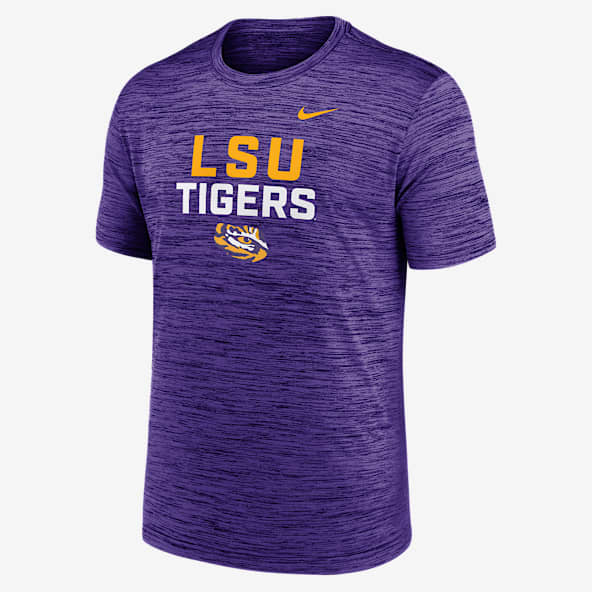 LSU Campus Center Stack Velocity Men's Nike Dri-FIT College T-Shirt