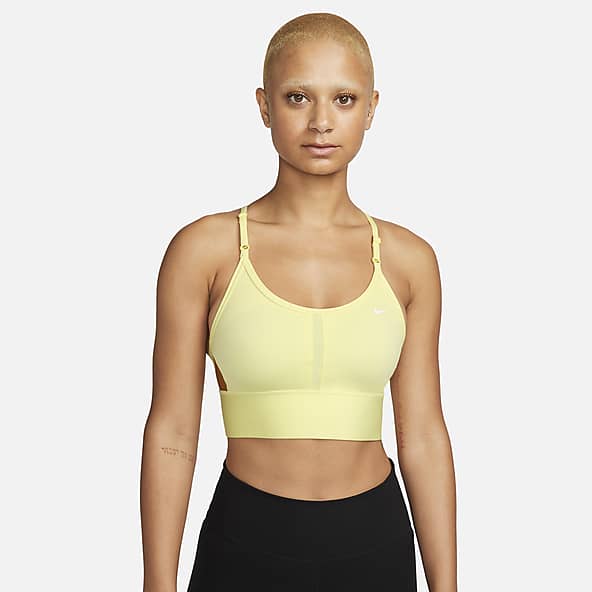 Womens Yellow Sports Bras. Nike.com