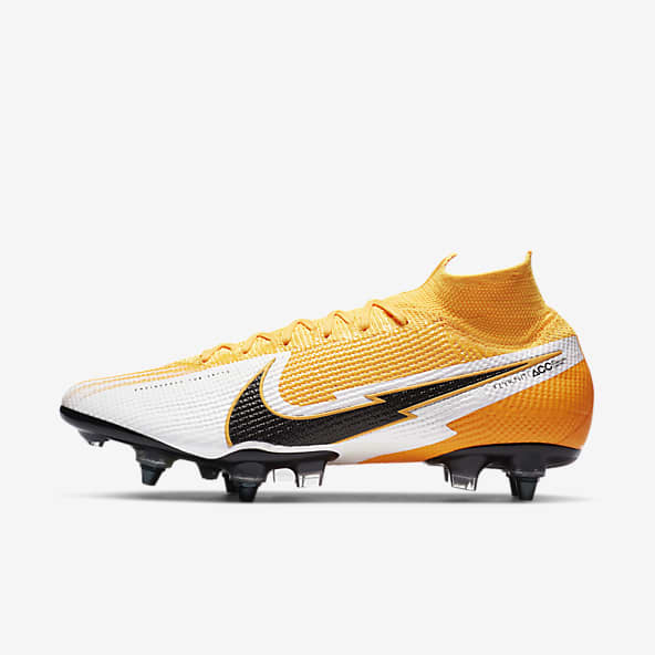 orange nike football boots