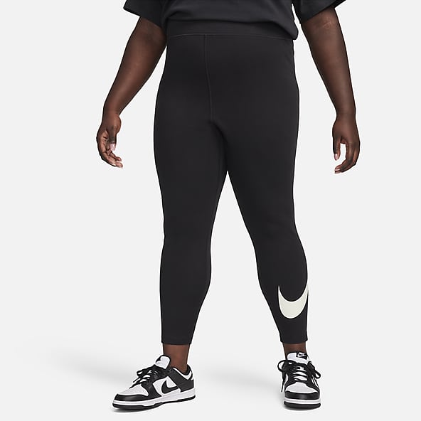 Nike Air Ribbed High Waisted leggings in Black
