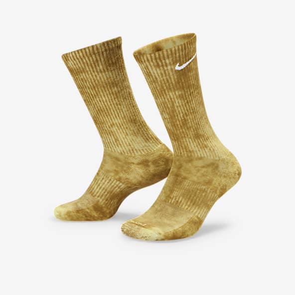 nike gold socks