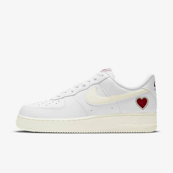 red and white air force 1 mens