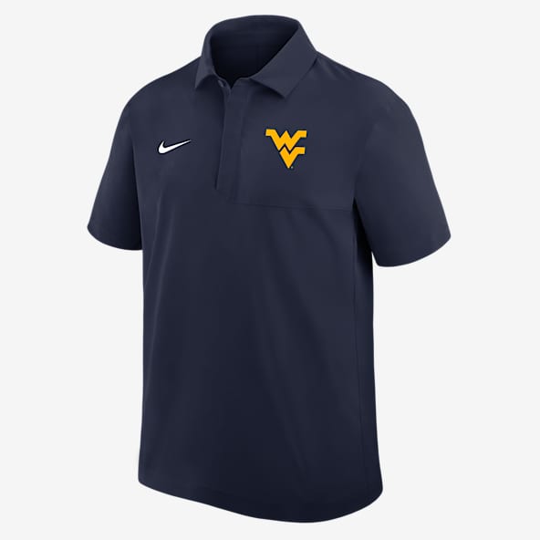 West Virginia Polo universitario Nike Dri-FIT para hombre