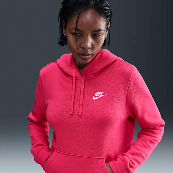 Nike Sportswear Club Fleece Sudadera con gorro sin cierre para mujer