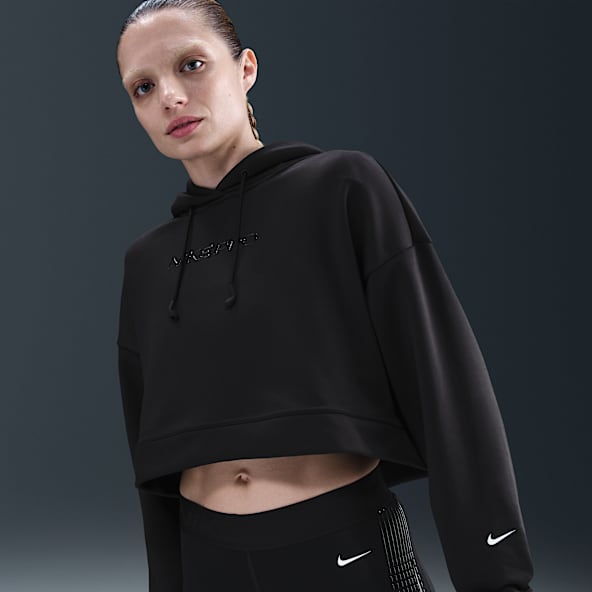 Nike Pro Dámská flísová mikina Therma-FIT s kapucí