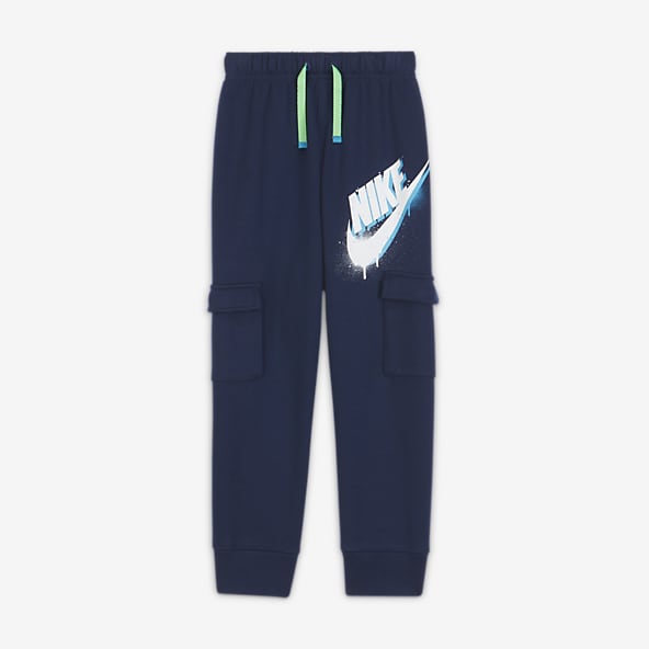 nike cargo joggers blue
