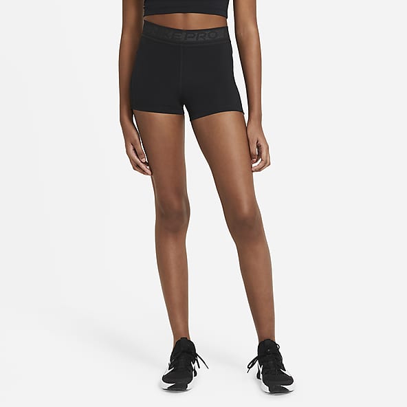nike dri fit shorts with spandex liner women's