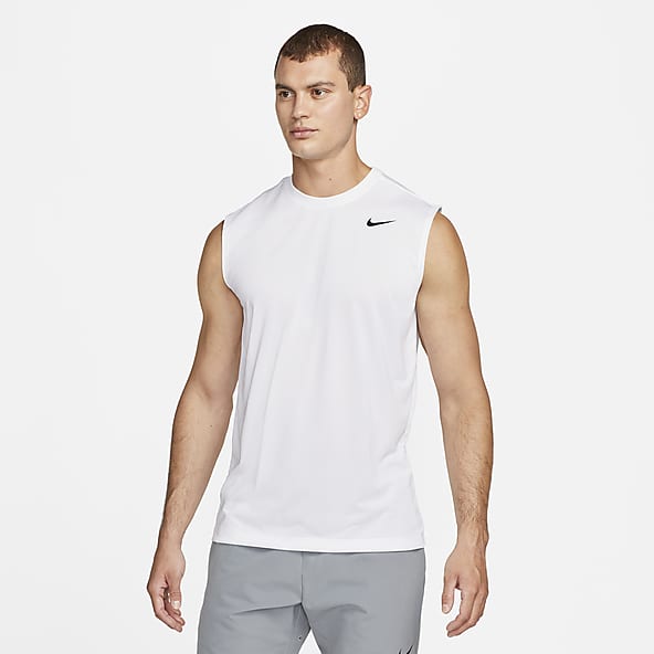 Discriminación sexual Lágrima Muchos Hombre Blanco Camisetas sin mangas y de tirantes. Nike US