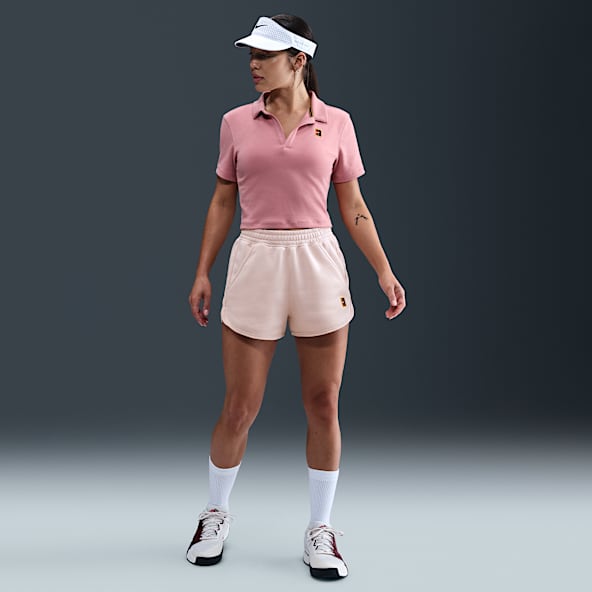 NikeCourt Heritage Women's Mid-Rise Fleece Tennis Shorts