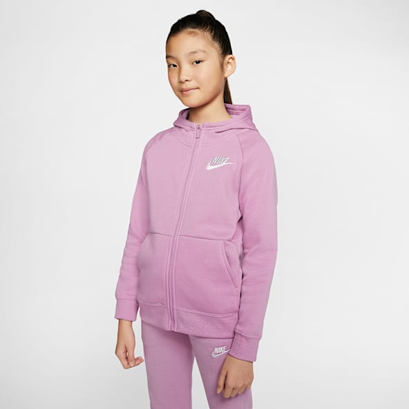 nike club sweatshirt pink