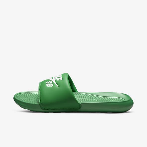 Lacoste L.30 Junior Kids Boys Summer Flip Flop Slide White/Dark Green 