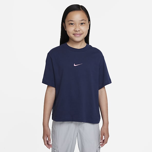 blue nike t shirt