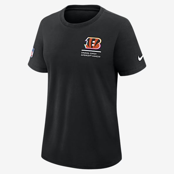 Cincinnati Bengals Crucial Catch Playera Nike Dri-FIT de la NFL para mujer