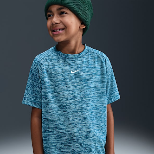 Nike Multi Kortærmet Dri-FIT-trøje til større børn